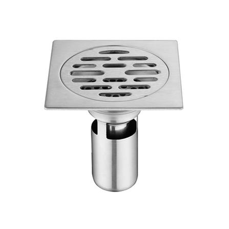 ตะแกรงกันกลิ่นเหลี่ยม HANG FD-005 4 นิ้ว สีเงิน_0