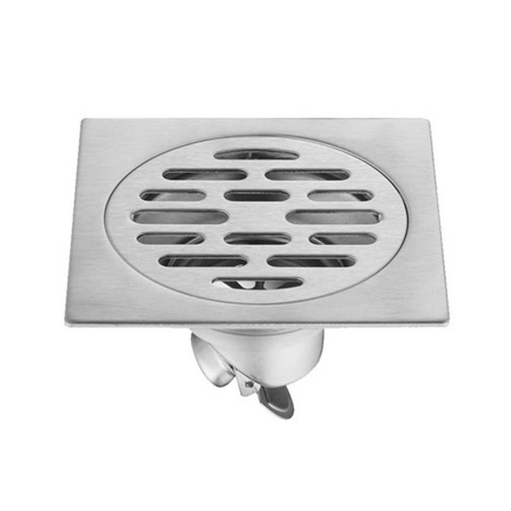 ตะแกรงกันกลิ่นเหลี่ยม HANG FD-003 4 นิ้ว สีเงิน