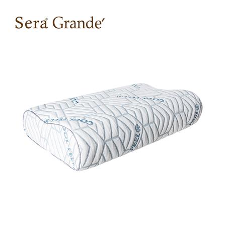 หมอนสุขภาพ เมมโมรี่โฟม SERA GRANDE COOL FEEL 60x35x10 ซม. สีขาว_0