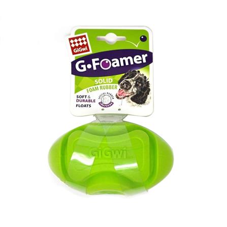 ของเล่นสุนัข GIGWI G FOAMER RUGBY สีเขียว_0