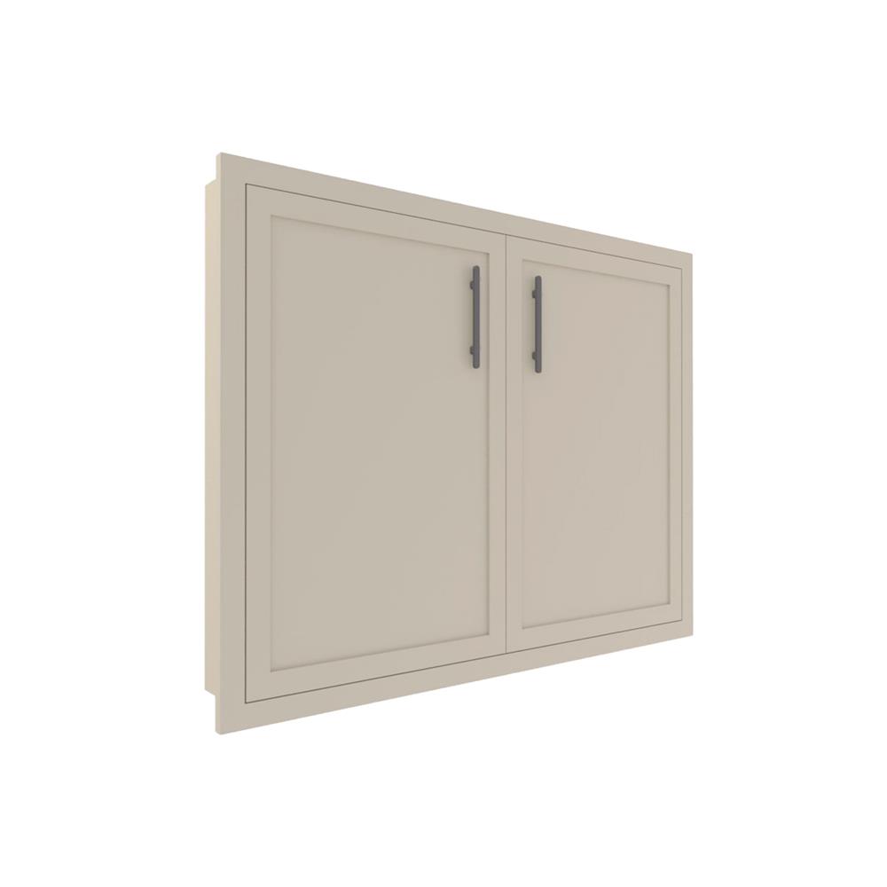 หน้าบานคู่ MJ SLIM SHAKER 86x66 ซม. สี BEIGE