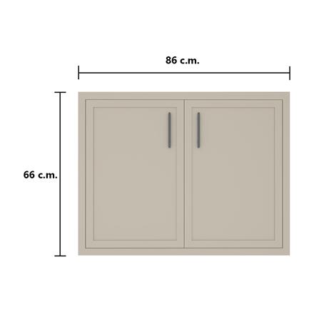 หน้าบานคู่ MJ SLIM SHAKER 86x66 ซม. สี BEIGE_3