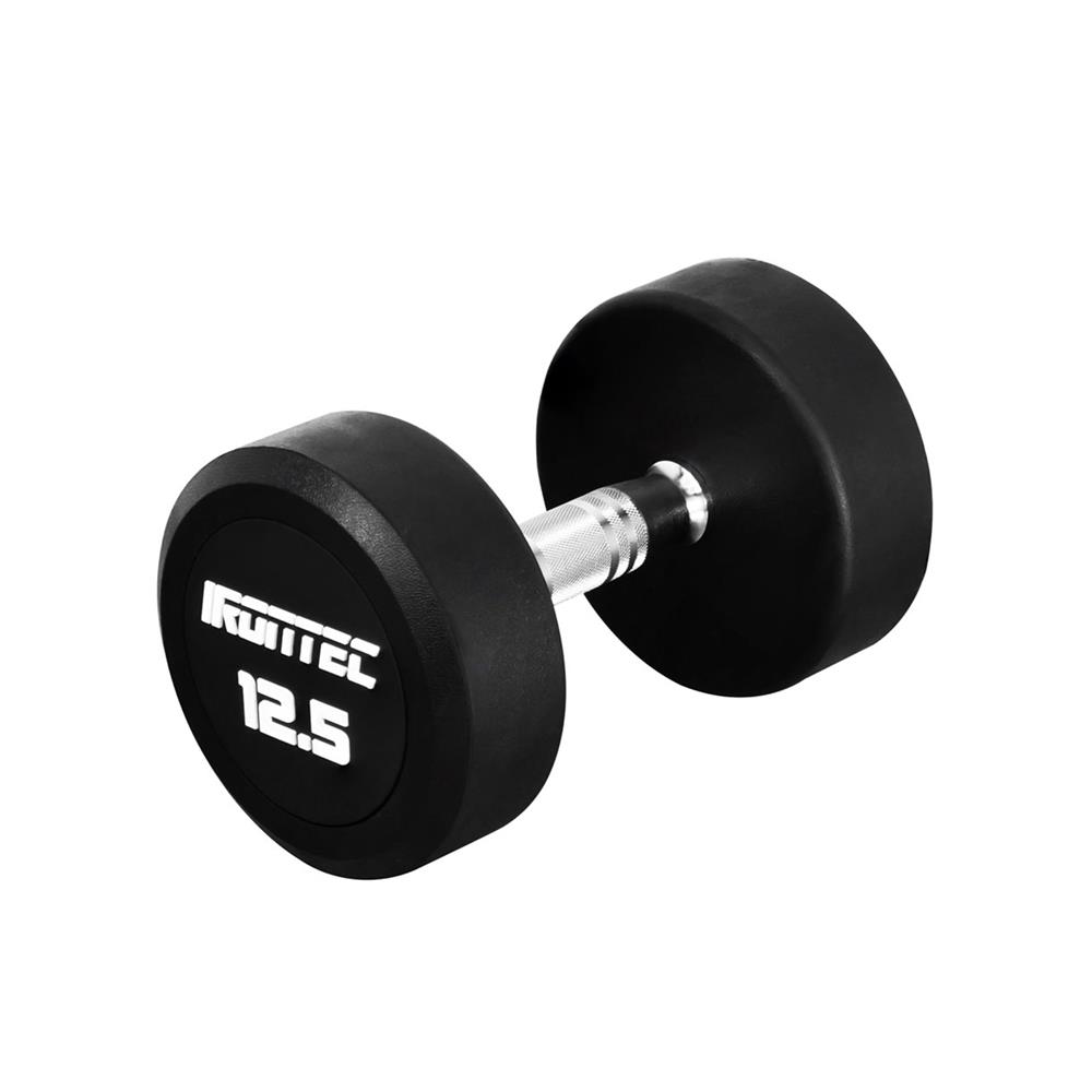 ดัมเบลทรงกลมหุ้มยาง IRONTEC 12.5 กก.