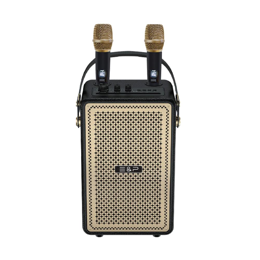 ลำโพงบลูทูธพร้อมไมค์ E&P M900 สีดำ