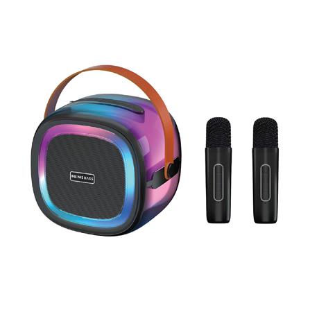 ลำโพงบลูทูธพร้อมไมค์ E&P COLORFUL สีดำ_0