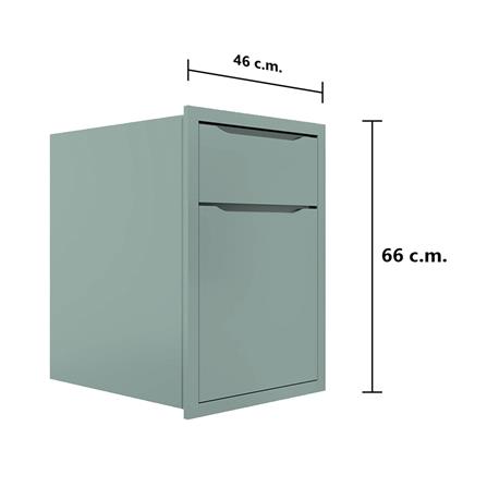 ตู้ลิ้นชัก MJ ECO 46x66 ซม. สี SEA SALT_4