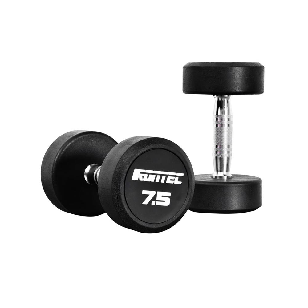 ดัมเบลทรงกลมหุ้มยาง IRONTEC 7.5 กก.