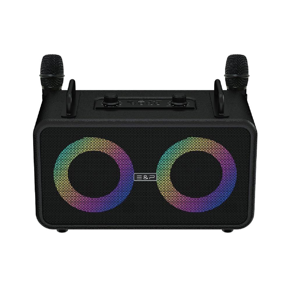 ลำโพงบลูทูธพร้อมไมค์ E&P M4209 สีดำ