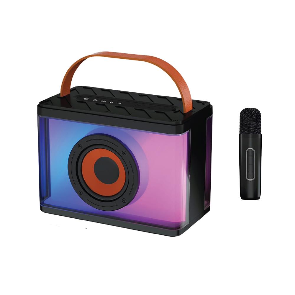 ลำโพงบลูทูธพร้อมไมค์ E&P SHINE สีดำ