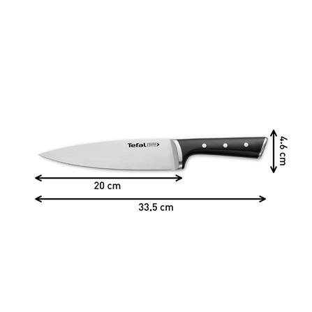 มีดเชฟ TEFAL ICE FORCE 20 ซม. สีเงิน_7