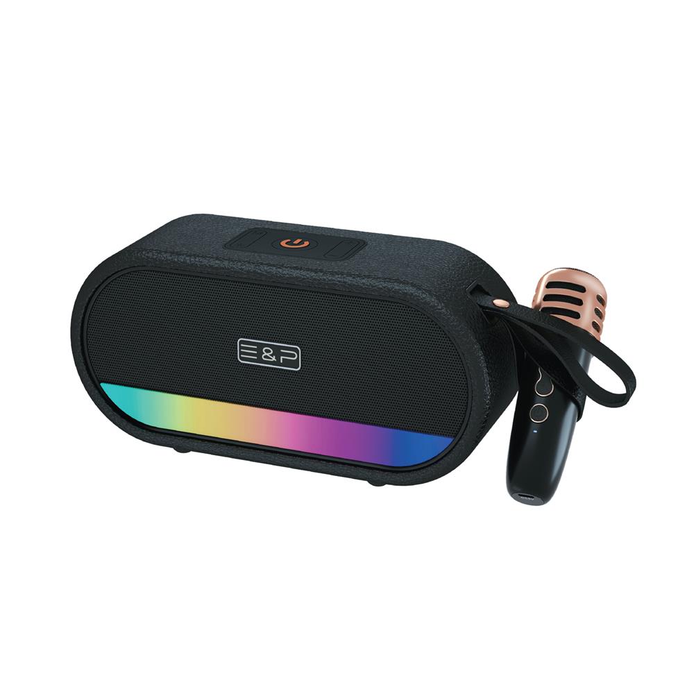 ลำโพงบลูทูธพร้อมไมค์ E&P M205 สีดำ