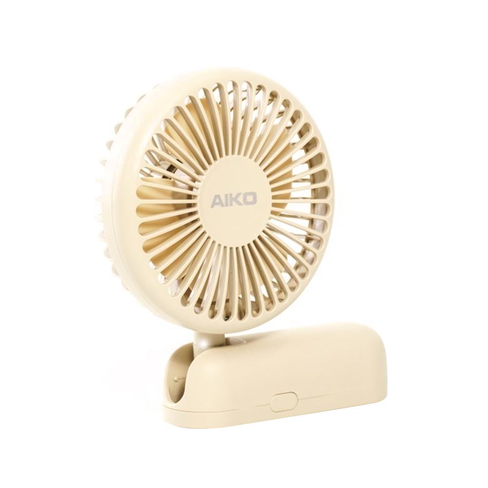 พัดลมพกพา 4 นิ้ว AIKO KN-L2834 สีครีม