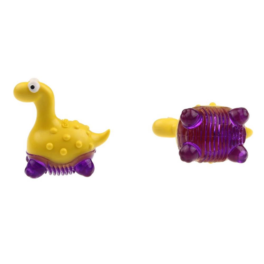 ของเล่นสุนัข GIGWI SUPPA PUPPA DINO XS สีเหลือง