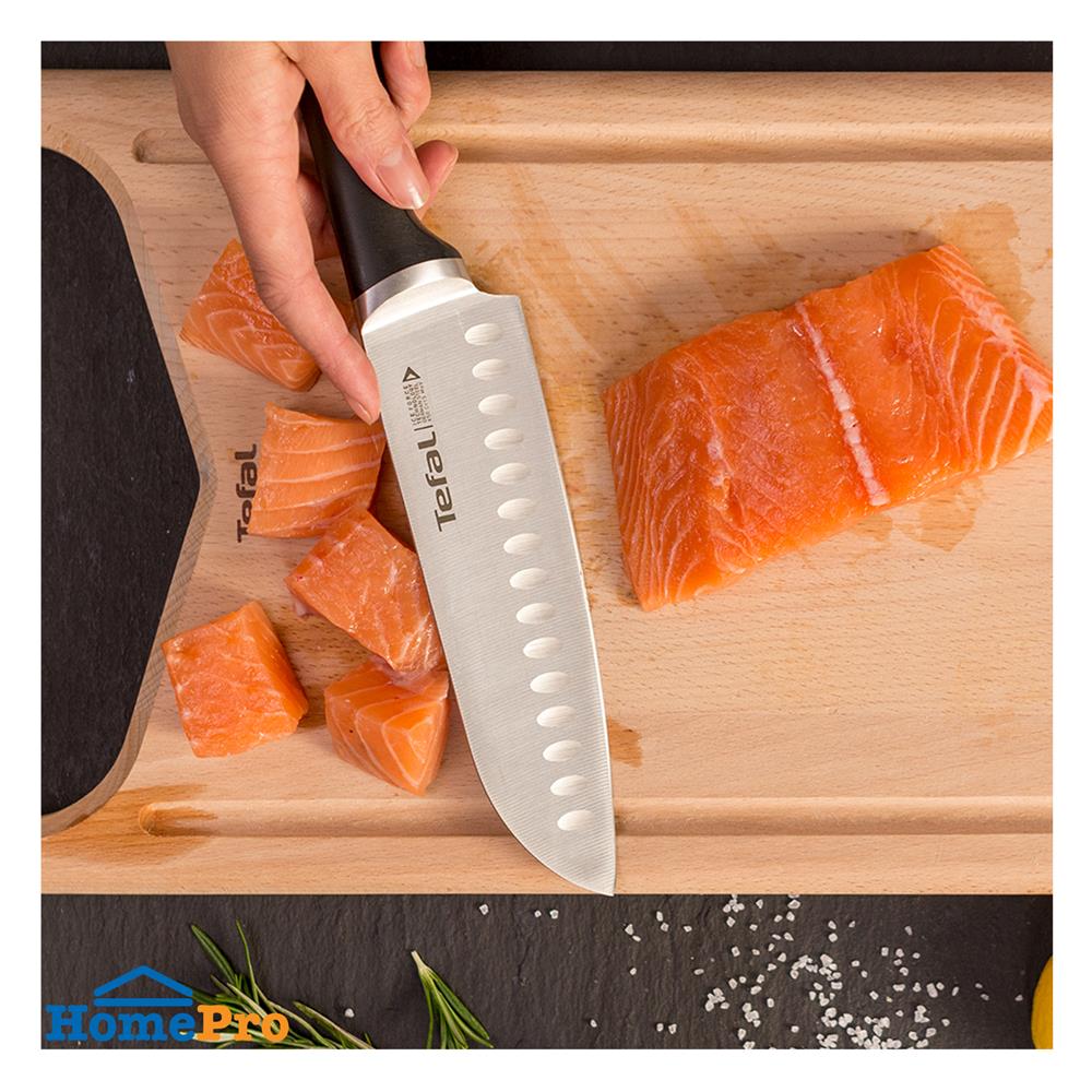 มีดซันโตกุ TEFAL ICE FORCE 18 ซม. สีเงิน