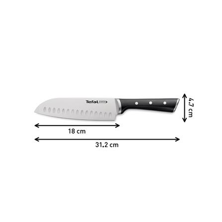 มีดซันโตกุ TEFAL ICE FORCE 18 ซม. สีเงิน_7