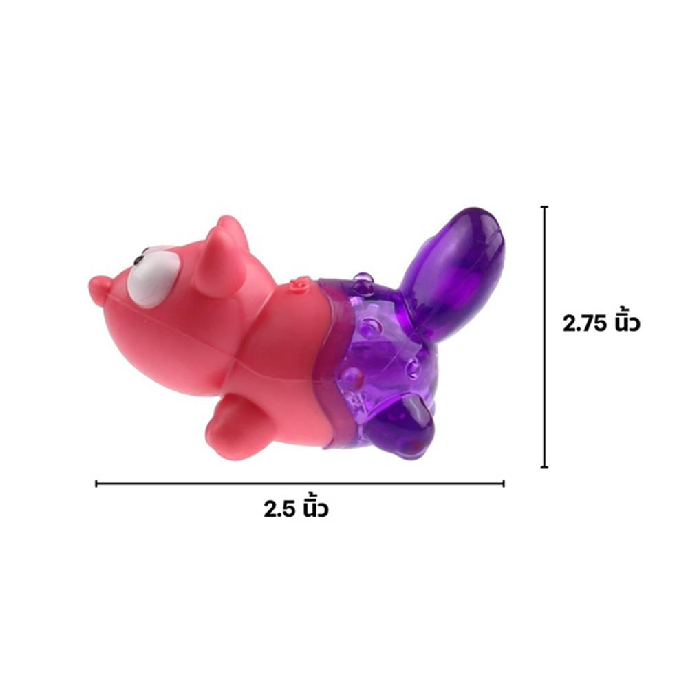 ของเล่นสุนัข GIGWI SUPPA PUPPA FOX XS สีชมพู/ม่วง