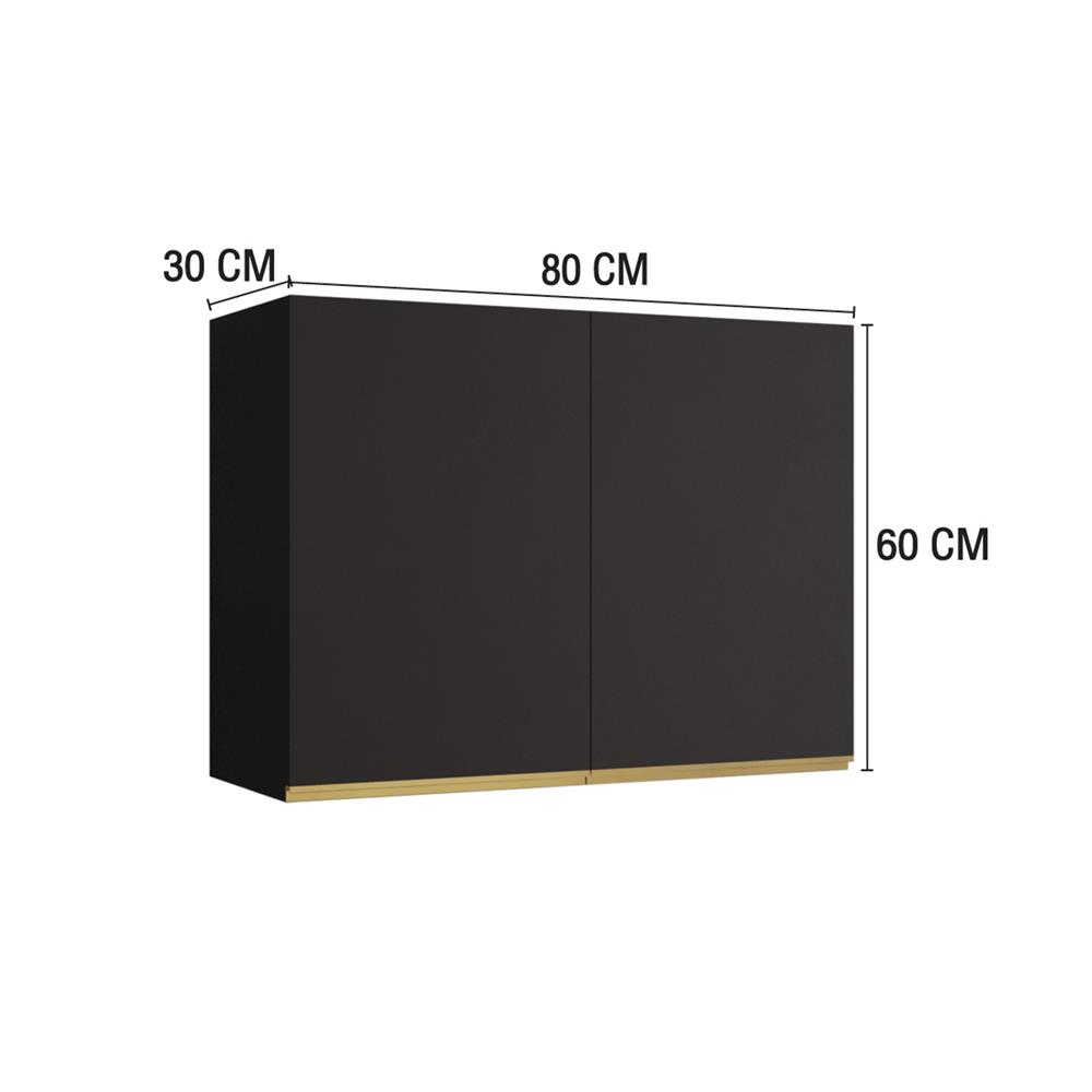 ตู้แขวนคู่ MJ ETERNITY 80x60 ซม. สี GREY GRAPHITE