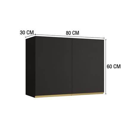 ตู้แขวนคู่ MJ ETERNITY 80x60 ซม. สี GREY GRAPHITE_3