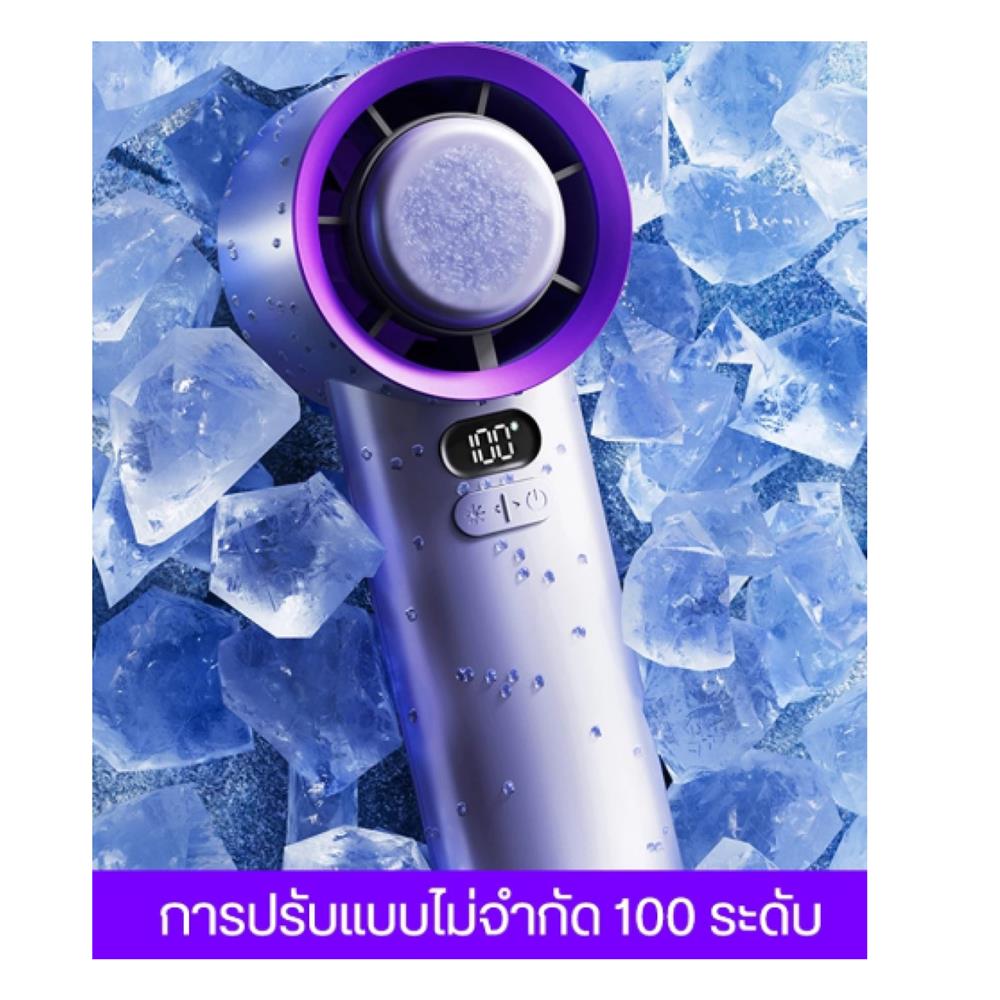 พัดลมพกพา 1.5 นิ้ว MUXIANG M57 สีเทา