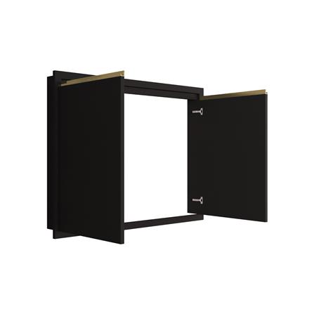 บานซิงค์คู่ MJ ETERNITY 86x66 ซม. สี GREY GRAPHITE_1