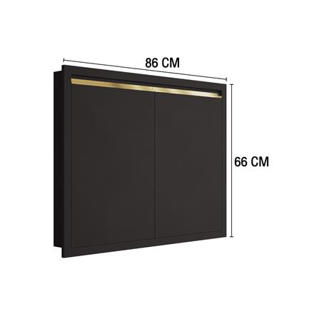 บานซิงค์คู่ MJ ETERNITY 86x66 ซม. สี GREY GRAPHITE_4