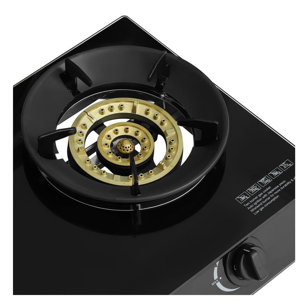 เตาแก๊สตั้งโต๊ะ 2 หัวแก๊ส KUCINE SLJ-15 (CAT07)