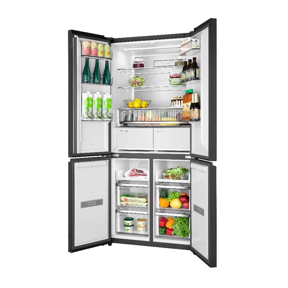 ตู้เย็น MULTI DOOR TCL RT52GCCDB 18.4 คิว กระจกดำ