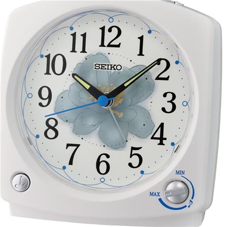 นาฬิกาปลุก SEIKO CLOCKS QHP012W 5.11X4.72 นิ้ว สีขาว_1