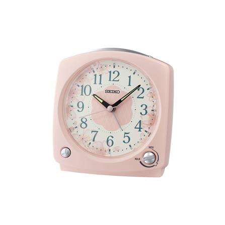 นาฬิกาปลุก SEIKO CLOCKS QHP012P 5.11X4.72 นิ้ว สีชมพู_0