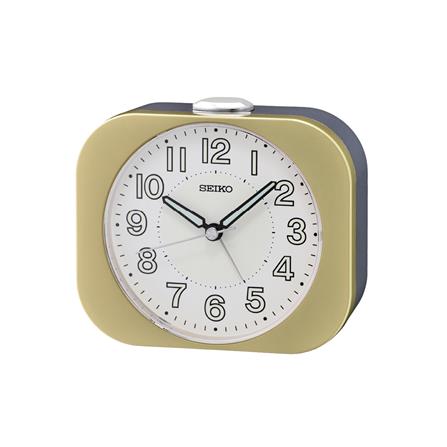 นาฬิกาปลุก SEIKO CLOCKS QHE206G 3.89X5.2 นิ้ว สีทอง
