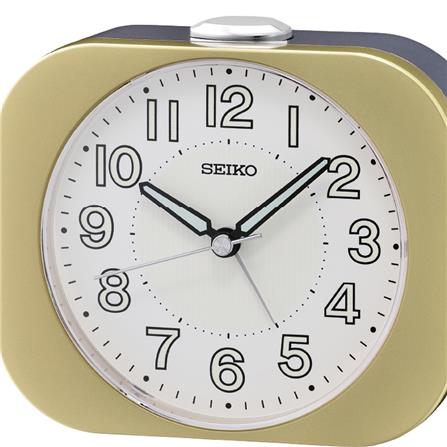 นาฬิกาปลุก SEIKO CLOCKS QHE206G 3.89X5.2 นิ้ว สีทอง_1