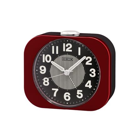นาฬิกาปลุก SEIKO CLOCKS QHE206R 3.89X5.2 นิ้ว สีแดง_0