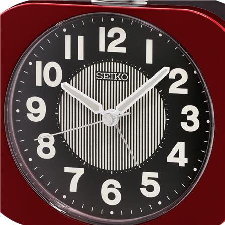 นาฬิกาปลุก SEIKO CLOCKS QHE206R 3.89X5.2 นิ้ว สีแดง_1