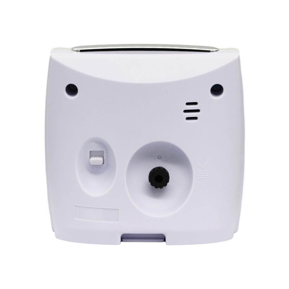 นาฬิกาปลุก SEIKO CLOCKS QHE205W 3.3X3.5 นิ้ว สีขาว