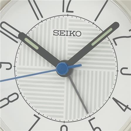 นาฬิกาปลุก SEIKO CLOCKS QHE205W 3.3X3.5 นิ้ว สีขาว_1
