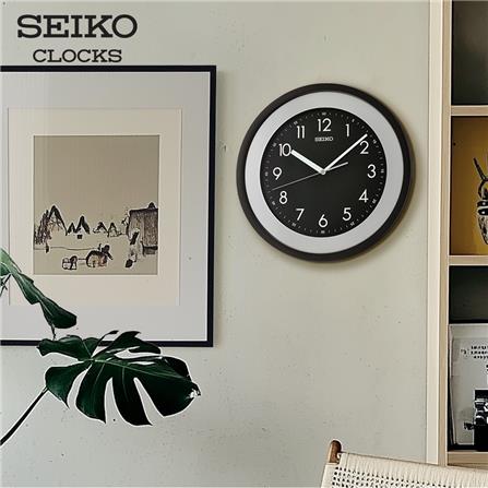 นาฬิกาแขวน SEIKO CLOCKS QXA812K 14.2 นิ้ว สีดำ_3