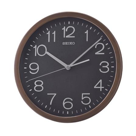 นาฬิกาแขวน SEIKO CLOCKS QXA808A 12.2 นิ้ว สีน้ำตาล