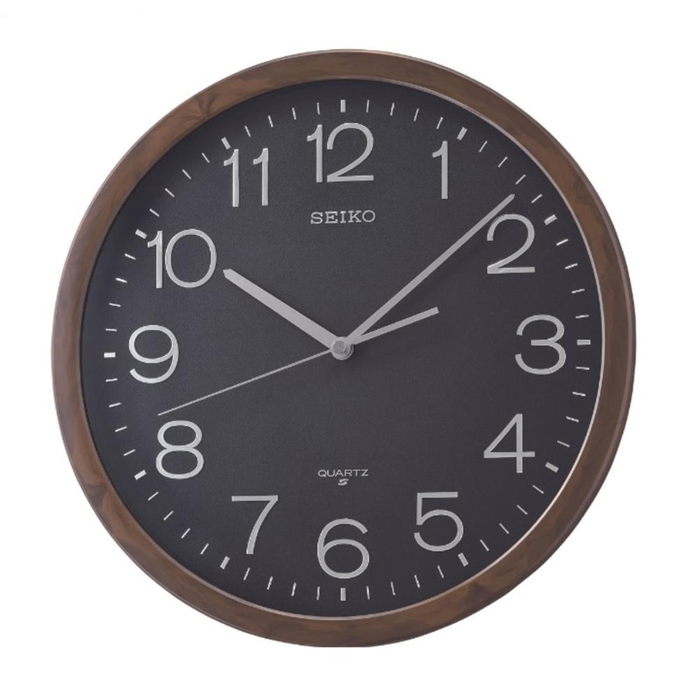 นาฬิกาแขวน SEIKO CLOCKS QXA807A 14.2 นิ้ว สีน้ำตาล