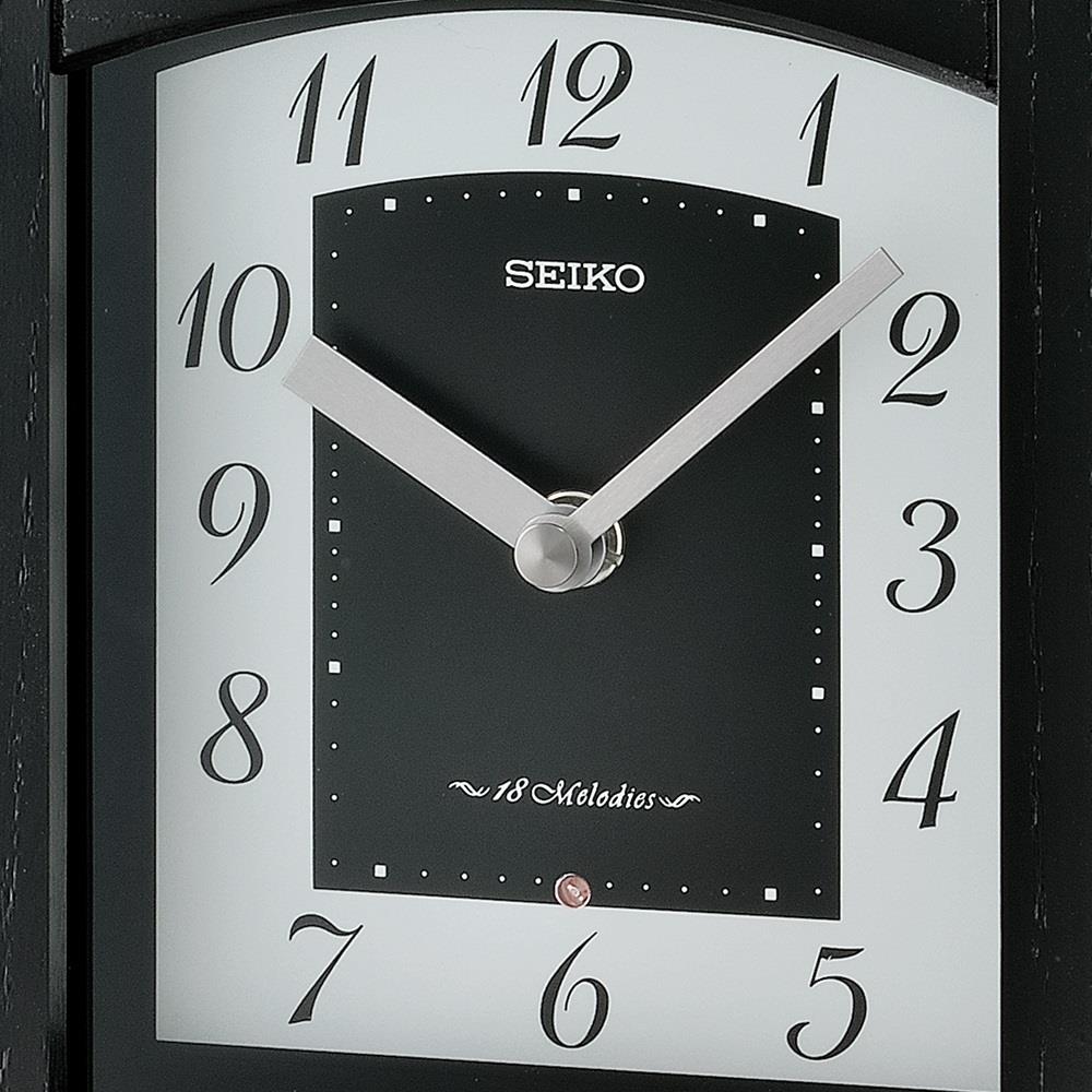 นาฬิกาตั้งโต๊ะ SEIKO CLOCKS QXW249K 8.5X7.9 นิ้ว สีดำ
