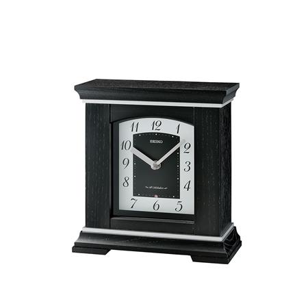นาฬิกาตั้งโต๊ะ SEIKO CLOCKS QXW249K 8.5X7.9 นิ้ว สีดำ_0