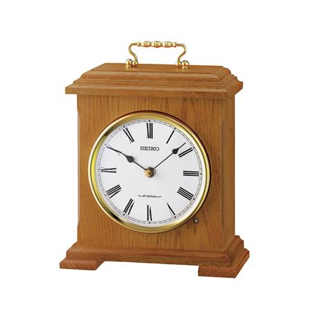 นาฬิกาตั้งโต๊ะ SEIKO CLOCKS QXW252B 9.7X7.6 นิ้ว สีน้ำตาลอ่อน_0