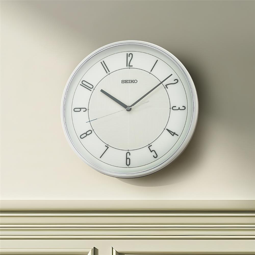 นาฬิกาแขวน SEIKO CLOCKS QXA816W 13.3 นิ้ว สีขาว