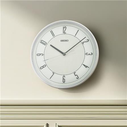 นาฬิกาแขวน SEIKO CLOCKS QXA816W 13.3 นิ้ว สีขาว_3