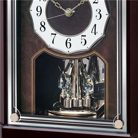 นาฬิกาตั้งโต๊ะ SEIKO CLOCKS QXN233B 11.2X8.7 นิ้ว สีน้ำตาลเข้ม_1