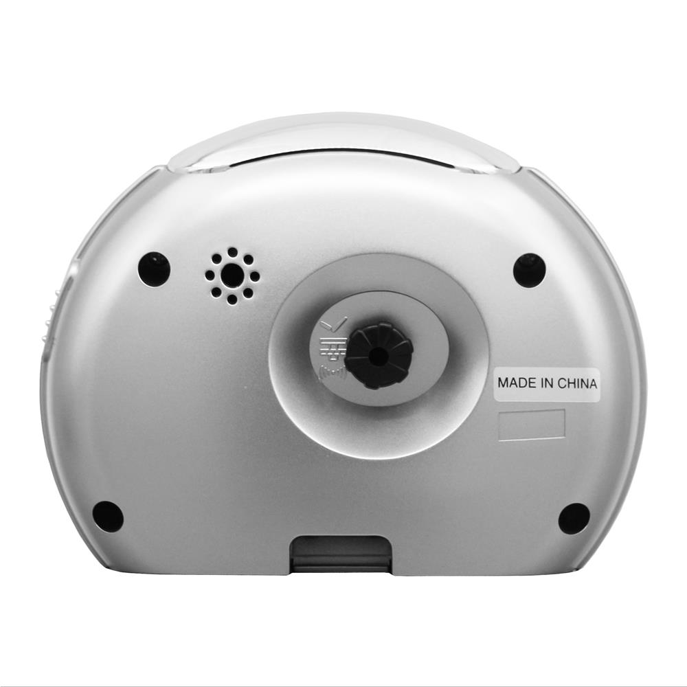 นาฬิกาปลุก SEIKO CLOCKS QHE193S 3.4X4.4 นิ้ว สีเงิน