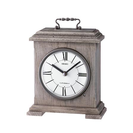 นาฬิกาตั้งโต๊ะ SEIKO CLOCKS QXW252N 9.7X7.6 นิ้ว สีเทา