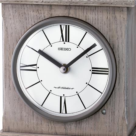 นาฬิกาตั้งโต๊ะ SEIKO CLOCKS QXW252N 9.7X7.6 นิ้ว สีเทา_1