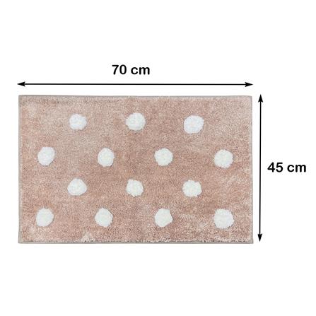 พรม HOME LIVING STYLE DOT 45X70 ซม. สีน้ำตาลอ่อน_6