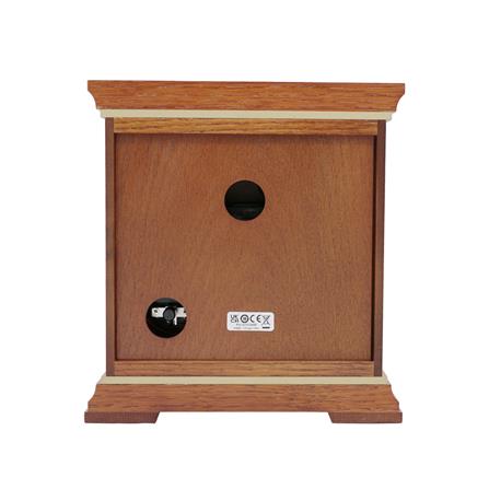 นาฬิกาตั้งโต๊ะ SEIKO CLOCKS QXW249B 8.5X7.9 นิ้ว สีน้ำตาล_4