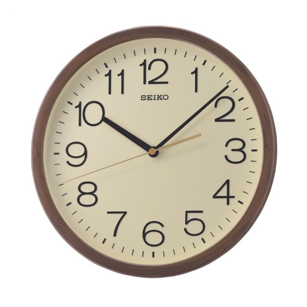 นาฬิกาแขวน SEIKO CLOCKS QXA808B 12.2 นิ้ว สีน้ำตาล